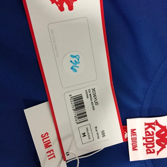 NWT KAPPA 222 BANDA AOURIN woman short one piece blue sexy DRESS Top M - Picture 4 of 4